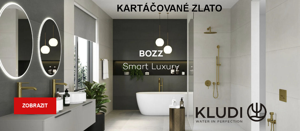 Kludi kartáčované zlato