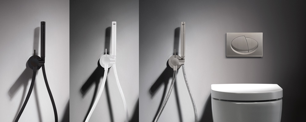 Podomítkové baterie s bidetovou sprškou