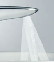 KLUDI AMBA s-pointer umožňuje nastavení proudu vody