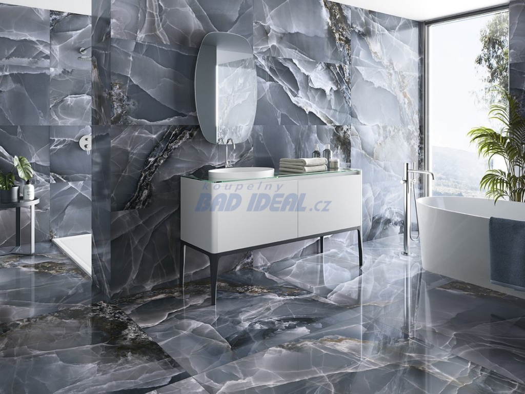 ONYX dlažba Bleu Pulido 60x120 (bal=1,44m2) (NYX001) | Koupelny BAD IDEAL