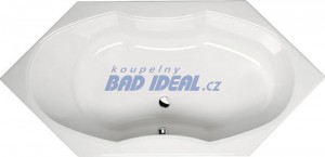 TOKATA nepravidelná vana 136x136x44cm, bílá ( 17111 )