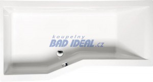 VERSYS L asymetrická vana  160x85x70x47cm, levá, bílá ( 14611 )