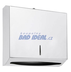 Zásobník na papírové ručníky 285x265x105 mm, leštěná nerez ( 113103031 )