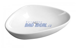 TERUEL keramické umyvadlo na desku 58,5x39 cm, bílá ( BH7007 )