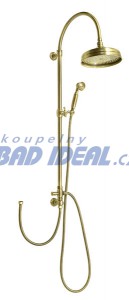 VANITY sprchový sloup s připojením vody na baterii, retro, bronz ( SET066 )