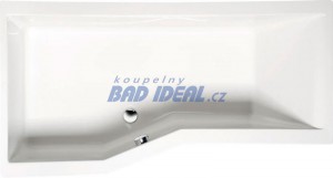 VERSYS L asymetrická vana  170x85x70x47cm, levá, bílá ( 70111 )