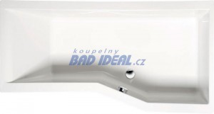 VERSYS R asymetrická vana  170x85x70x47cm, pravá, bílá ( 70611 )