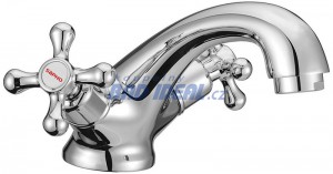 VICTORIA umyvadlová stojánková baterie kohoutková, chrom ( VC02 )