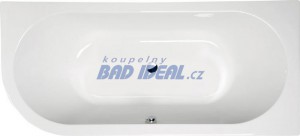 VIVA R 175 asymetrická vana  175x80x47cm, pravá, bílá ( 78119 )