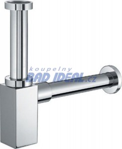 Umyvadlový sifon 5/4", odpad 32mm, hranatý, chrom ( CV1004 ) (11)