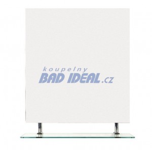 WEGA zrcadlo 80x80cm, s policí ( 60092-8 ) (22)