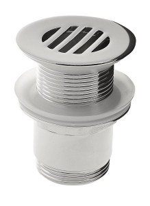 Neuzavíratelná výpusť s mřížkou pro umyvadla bez přepadu, V 25-50mm, chrom (CV2009)
