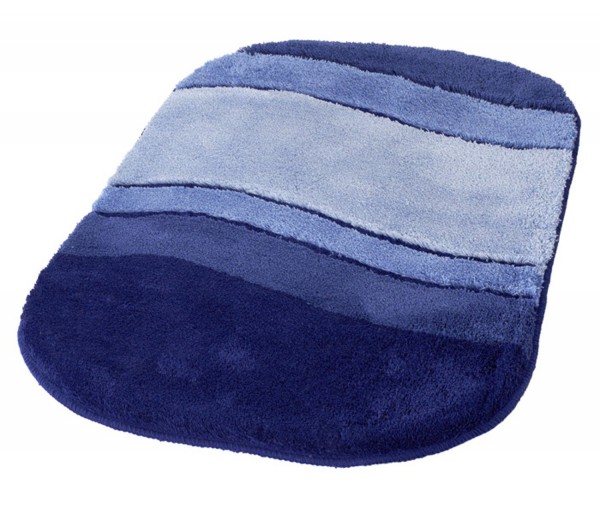 SIESTA koupelnová předložka ovál 70x120 modrá ( 5476712225 ) (2)