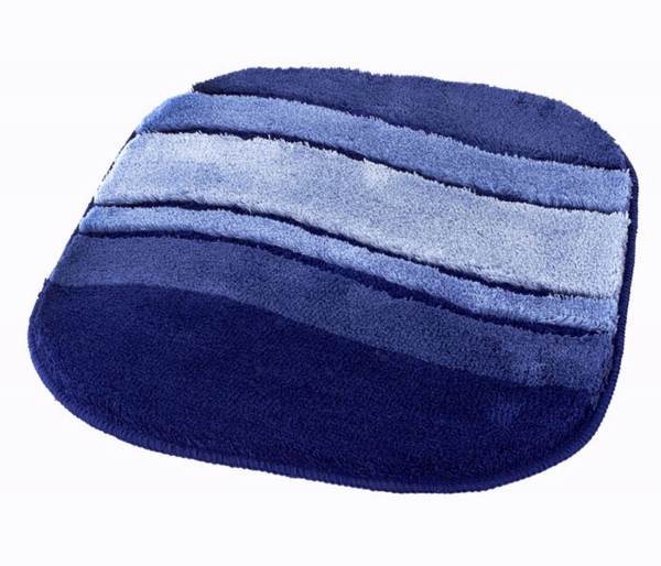 SIESTA koupelnová předložka ovál 55 x 65 cm modrá ( 5476712539 ) (3)