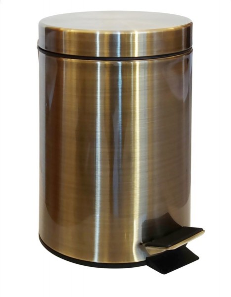 Odpadkový koš 3L, bronz (XJ011) (1)