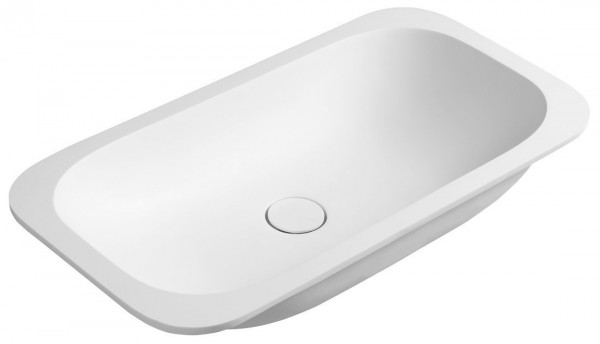 IMPALA umyvadlo pod desku 672x166x355mm, Rockstone, bílá mat (IM630) (1)