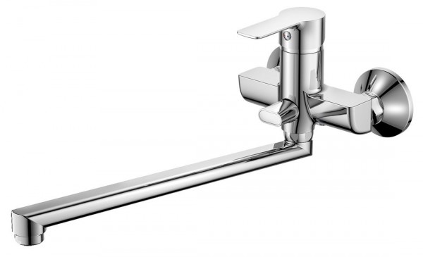 BARON nástěnná umyvadlová/vanová baterie, rozteč 100mm, hubice 338 mm, chrom ( 612.035.1 ) (1)