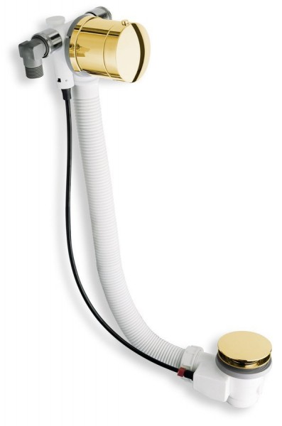 Vanová souprava s napouštěním, bovden, délka 575mm, zátka 72mm, zlato (71684G)