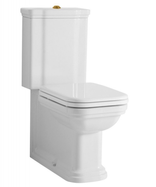 WALDORF WC kombi, spodní/zadní odpad, bílá-bronz (WCSET18-WALDORF) (1)