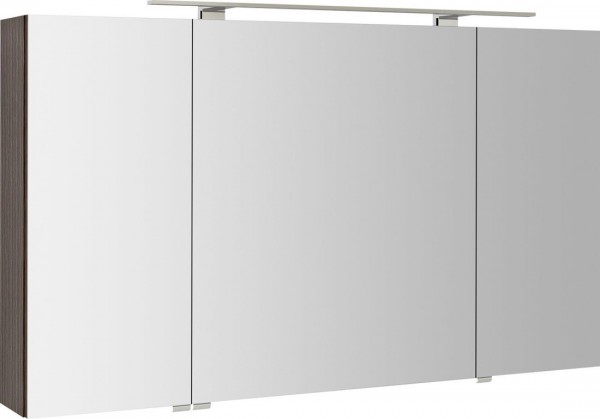 RIWA galerka s LED osvětlením, 3x dvířka, 121x70x17cm, borovice rustik (RIW120-0016) (1)