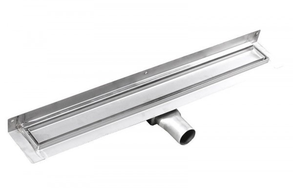 MANUS PIASTRA nerezový sprchový kanálek s roštem pro dlažbu, ke zdi, 950x112x55mm (GMP95) (1)