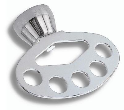 NOVATORRE 3 DRŽÁK KARTÁČKŮ A PASTY CHROM ( 6344.0 ) (2)