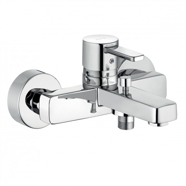 KLUDI ZENTA vanová a sprchová jednopáková baterie, chrom (386700575) (1)
