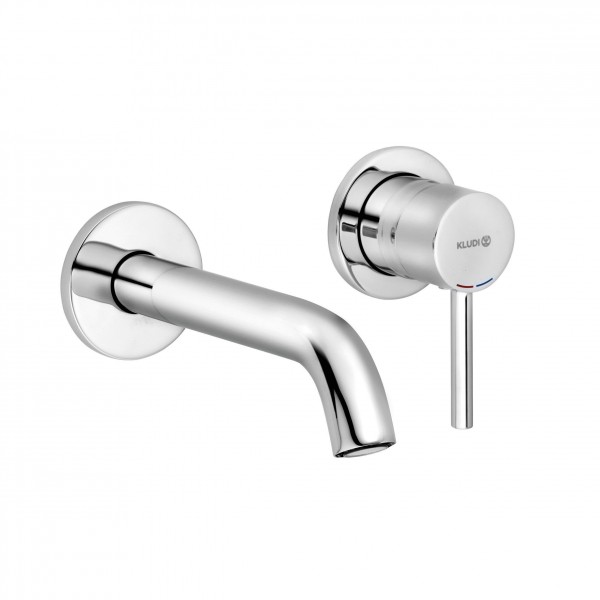 KLUDI BOZZ podomítková umyvadlová dvouotvorová jednopáková baterie, vrchní díl, chrom (382440576) (8)