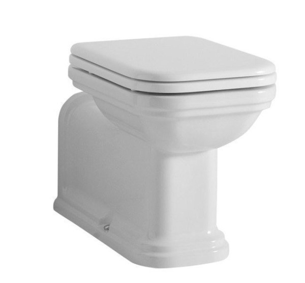 WALDORF WC mísa stojící, 37x65cm, spodní/zadní odpad, bílá (411601)