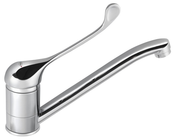 HOFFER stojánková dřezová baterie, lékařská páka, 221mm, chrom (424.054.1)