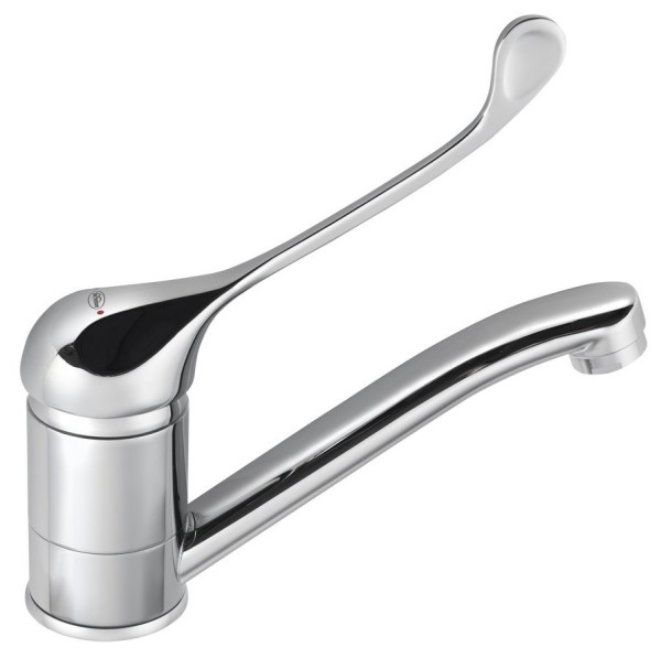 HOFFER stojánková umyvadlová baterie, otočné ramínko, lékařská páka, chrom (424.004.1) (1)