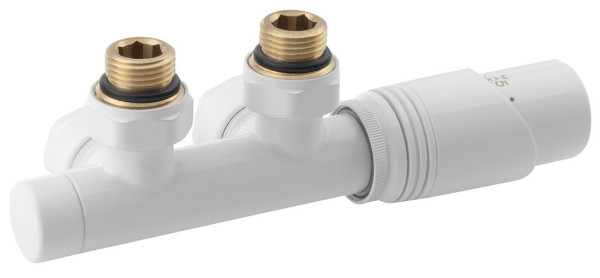 WICHER připojovací sada termostatická pro středové připojení 50mm, provedení bílá (600.311.4)