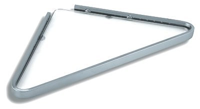 NOVATORRE 4 POLIČKA ROHOVÁ ČIRÉ SKLO CHROM  (6435,0) (1)