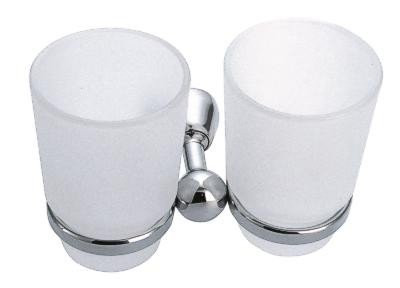 NOVATORRE 3 DVOJITÝ DRŽÁK KARTÁČKŮ SKLO CHROM ( 6357.0) (2)