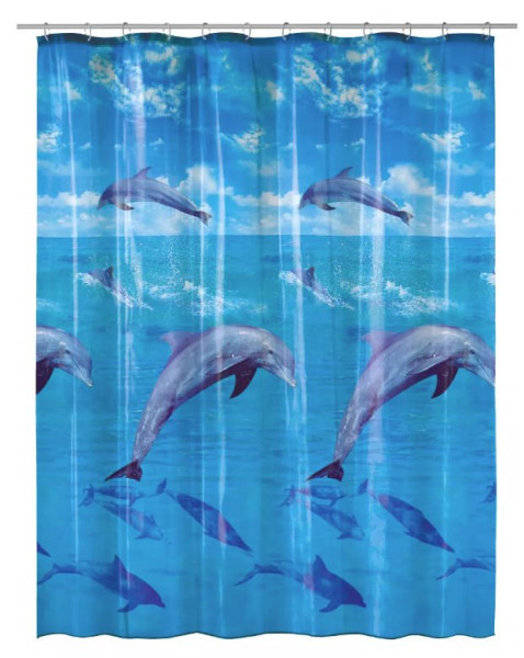 KOUPELNOVÝ ZÁVĚS DOLPHIN 180x200cm  ekoplast, multicolor ( 5201148305 ) (4)