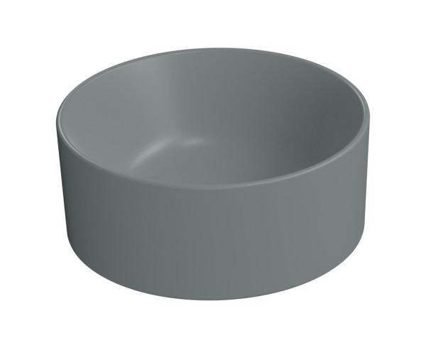 KUBE X keramické umyvadlo na desku, průměr 32cm, agave mat (943504)