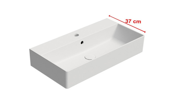 KUBE X keramické umyvadlo 70x37cm, bílá mat (9455109)