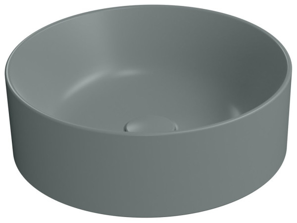 KUBE X keramické umyvadlo na desku, průměr 40cm, agave mat (942604)