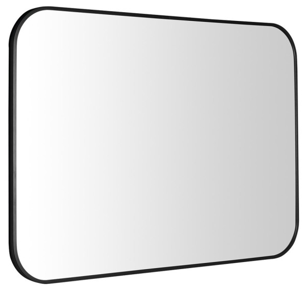 AROWANA zrcadlo v rámu 100x70cm, černá mat (AWB1070)