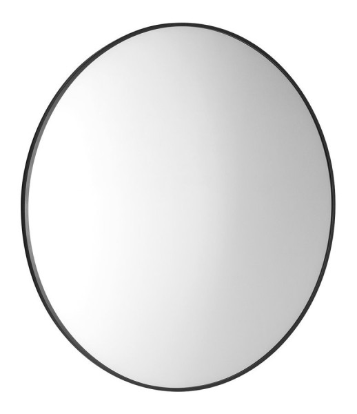 AROWANA kulaté zrcadlo v rámu ø 90cm, černá mat (AWB090)