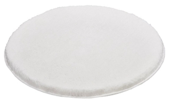 RELAX koupelnová předložka kruh pr.100 cm, polární bílá  (5405115521) (1)