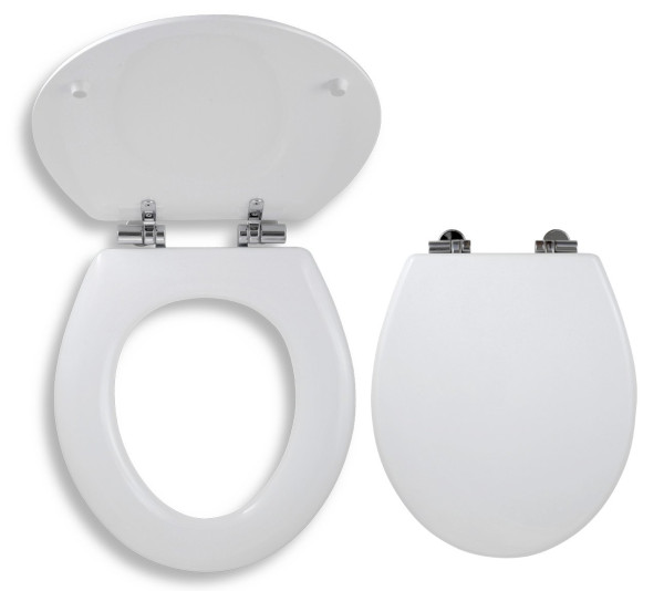 SEDÁTKO DÝHOVANÉ DŘEVO LYRA, Softclose-pomalu padající, bílé (WC/SOFTLYRA) (1)