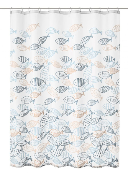 KOUPELNOVÝ ZÁVĚS SARDINAS 180x200cm, textilní (7831148305) (1)