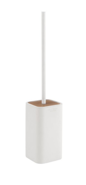 NINFEA WC štětka na postavení, bílá/bambus (133302)