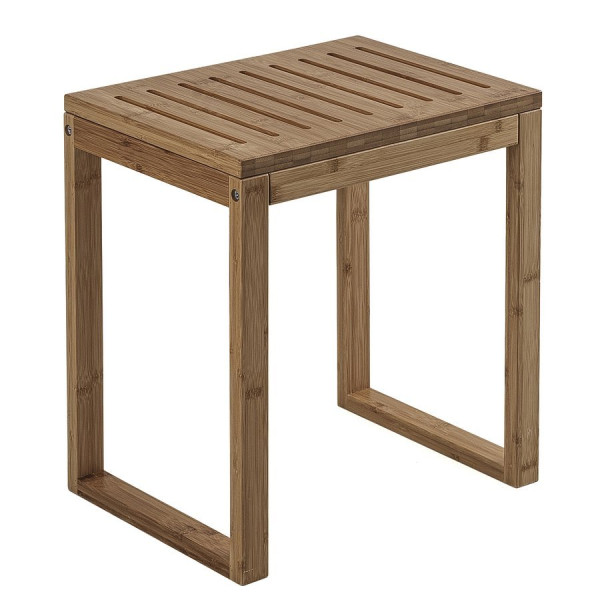 HIMALAYA koupelnová stolička,  39,5x44,3x29,5cm, bambus (3072)