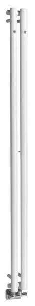 PILON otopné těleso 122x1800mm, se dvěma háčky pro ručník, bílá mat (IZ125T)