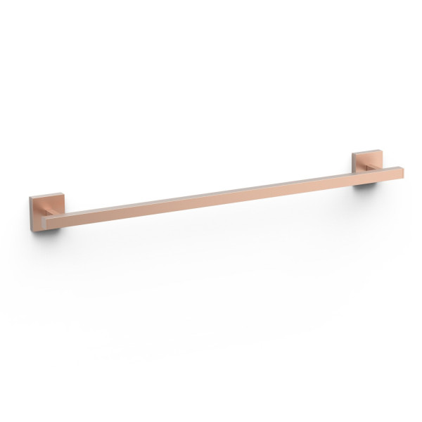 TRES Square držák ručníků 600mm, růžové zlato mat (10723603OPM) (1)
