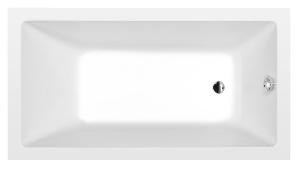 NOEMI obdélníková vana 160x80x39cm, bílá mat (71722.11)