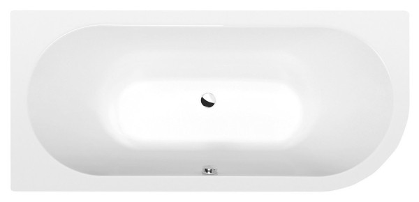 VIVA L asymetrická vana 175x80x47cm, bílá mat (70119.11)