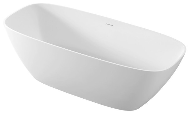 MEDINA volně stojící vana, solid surface, 165x70x52cm, bílá mat (92430)